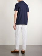 Paul Smith - Striped Cotton-Jersey Polo Shirt - Blue