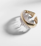 Yeprem Golden Strada 18kt gold cuff bracelet with diamonds