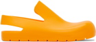 Bottega Veneta Orange Puddle Loafers