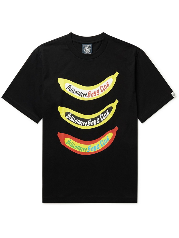 Photo: Billionaire Boys Club - MR PORTER Banana Printed Cotton-Jersey T-shirt - Black