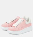 Alexander McQueen Oversized suede sneakers