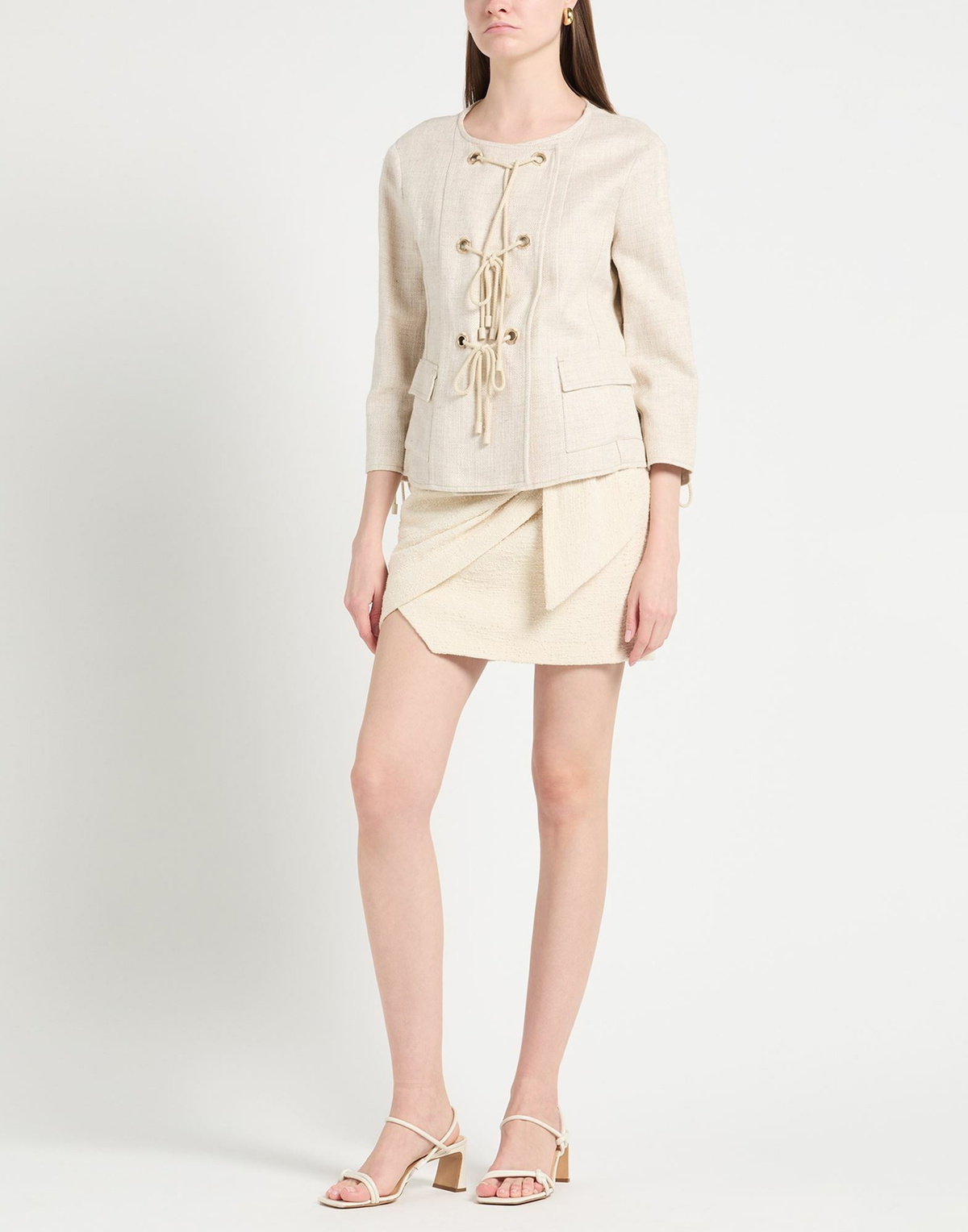 Emporio Armani Womens Jacket in Beige