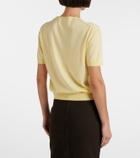 Saint Laurent Wool, cashmere, and silk sweater