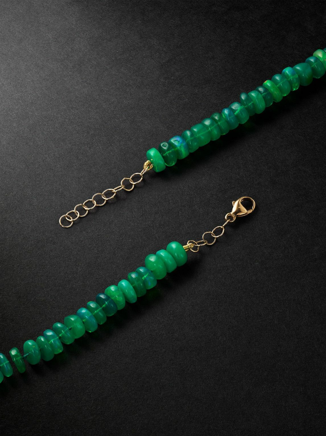 JIA JIA - Jumbo Gold Opal Beaded Necklace