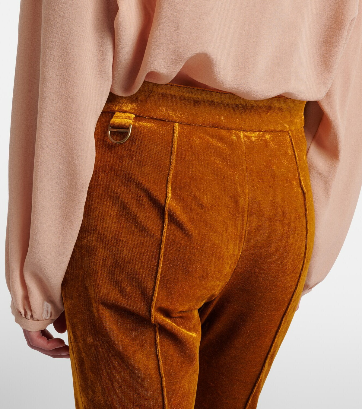 Chloé Velvet stirrup pants