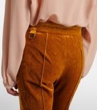 Chloé Velvet stirrup pants