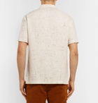 Barena - Camp-Collar Mélange Linen-Blend Shirt - Men - Ivory