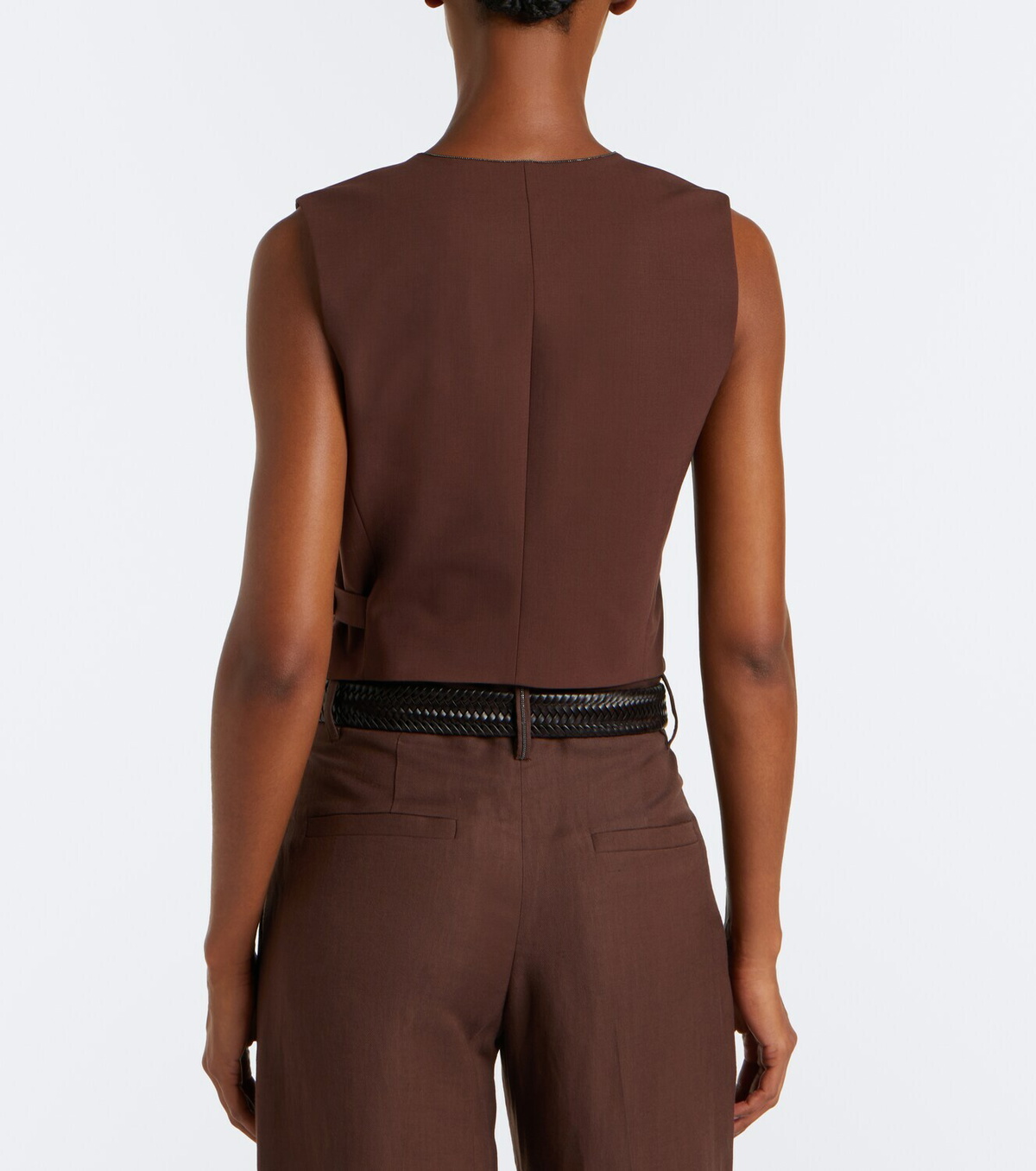 Brunello Cucinelli Monili wool-blend vest