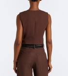 Brunello Cucinelli Monili wool-blend vest