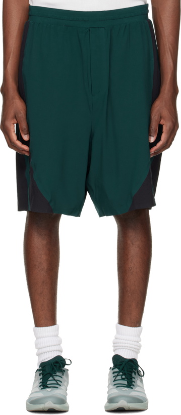 Photo: Y-3 Green Ultralight Woven Shorts