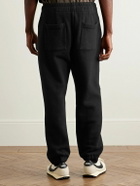 James Perse - Cozy Tapered Cotton-Blend Jersey Sweatpants - Black