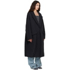 Maison Margiela Black Quilted Coat