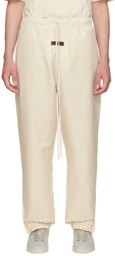 Fear of God ESSENTIALS Off-White Drawstring Track Pants