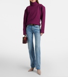 Saint Laurent Ashley 75 leather ankle boots