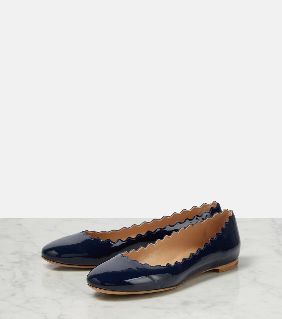 Chloé Lauren patent leather ballet flats Chloe