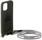 Maison Kitsuné Green Camp Logo Strap iPhone 12/12 Pro Case