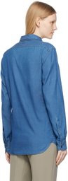 ZEGNA Blue Cashco Shirt