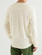 Onia - Slub Cotton-Jersey Henley T-Shirt - Neutrals