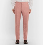 Richard James - Coral Hyde Slim-Fit Linen Suit Trousers - Coral