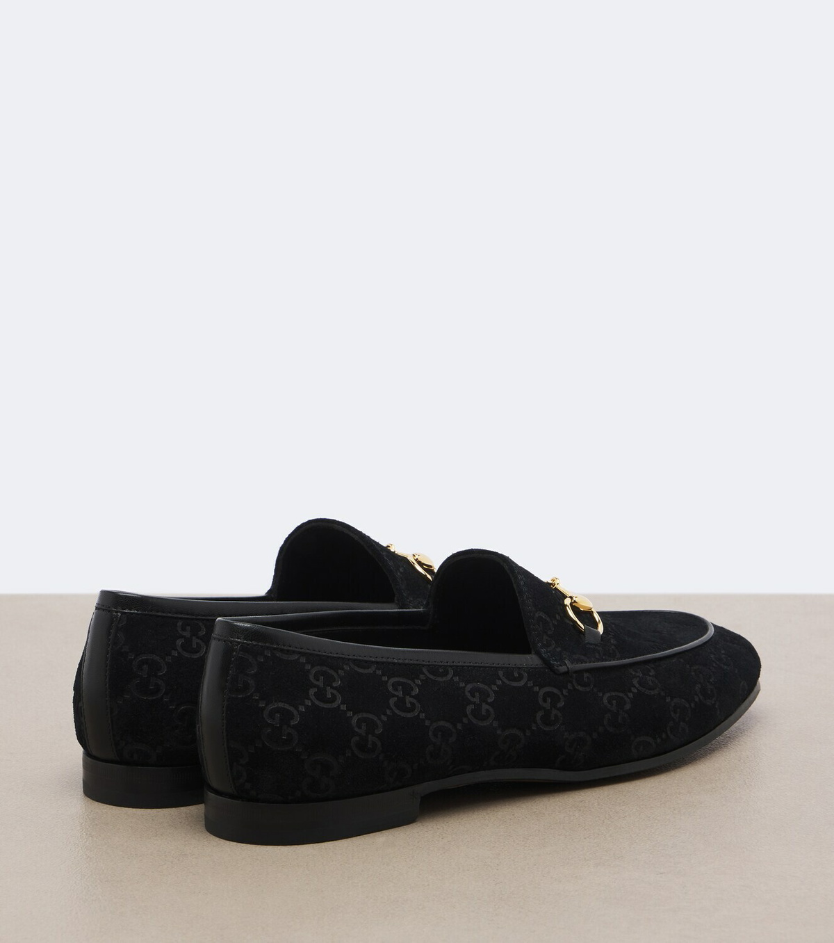 Gucci Jordaan GG suede loafers