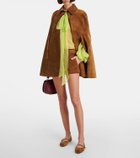 Gucci Horsebit suede cape