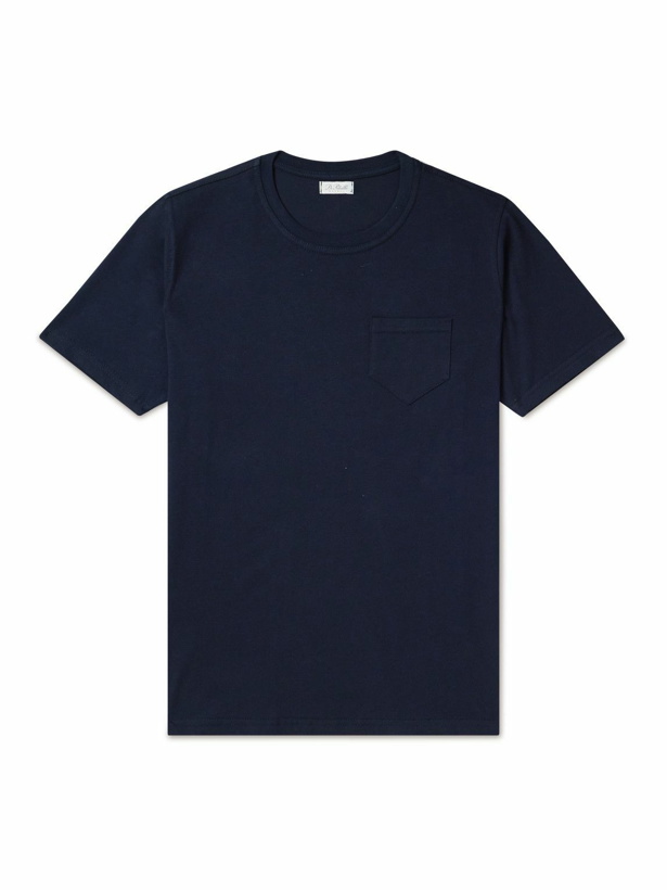 Photo: De Petrillo - Cotton-Jersey T-Shirt - Blue