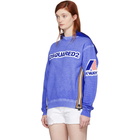 Dsquared2 Blue K-Way Edition Cool Fit Hoodie