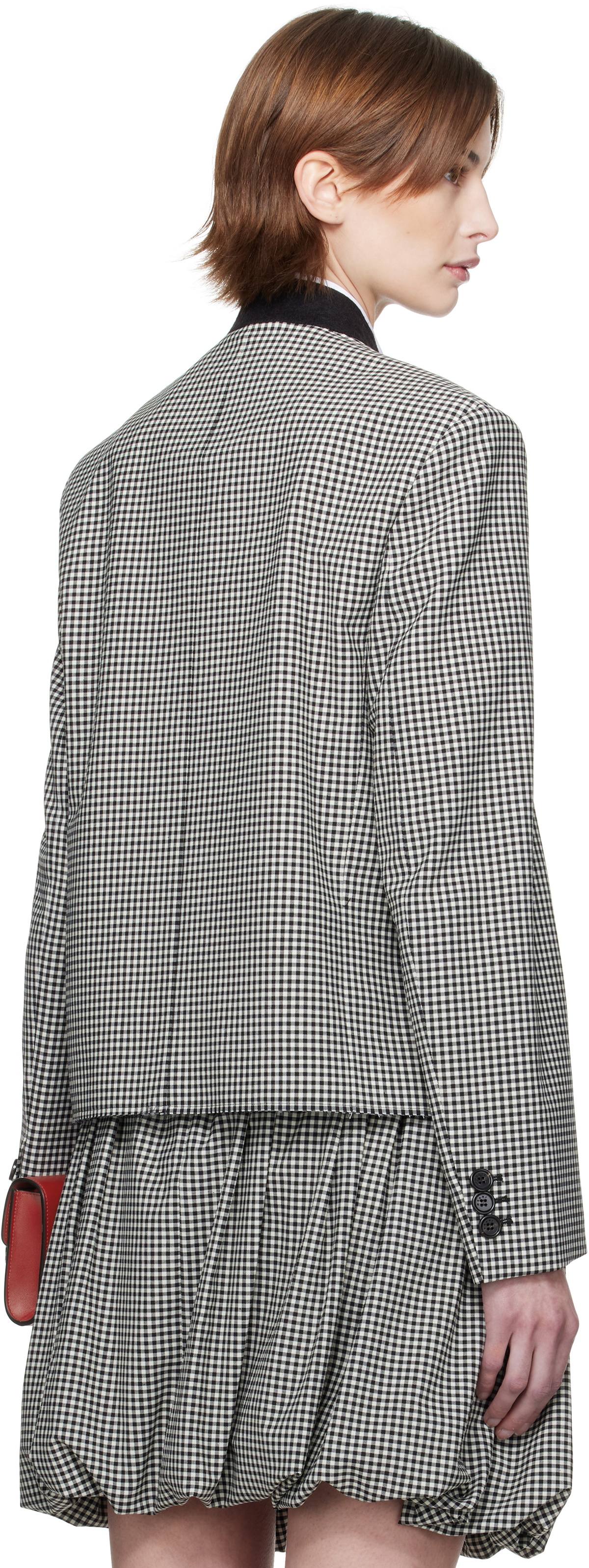 Marni Black & White Gingham Jacket