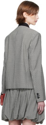 Marni Black & White Gingham Jacket