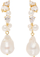 Completedworks Gold Pearl Drop Earrings