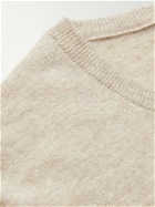 Kingsman - Cashmere and Linen-Blend Sweater - Neutrals