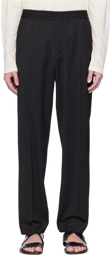 Photo: Filippa K Black Relaxed-Fit Trousers