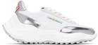 Casablanca White & Silver Atlantis Sneakers