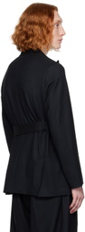 RAINMAKER KYOTO Black Belted Blazer
