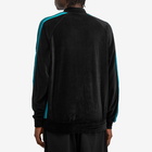 Needles Men's Velour RC Track Jacket in Black