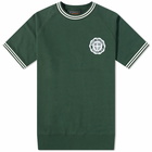 Beams Plus Men's Emblem Short Sleeve Sweat in D Arkgreen