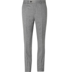 Brunello Cucinelli - Grey Slim-Fit Herringbone Virgin Wool and Cashmere-Blend Suit Trousers - Gray