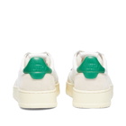 Autry Men's 01 Low Leather and Suede Sneakers in White/Green