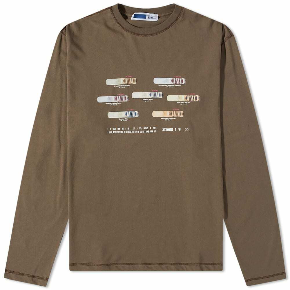 AFFIX Men's Long Sleeve Spirit T-Shirt in Soft Brown Affix