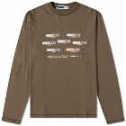 AFFIX Men's Long Sleeve Spirit T-Shirt in Soft Brown