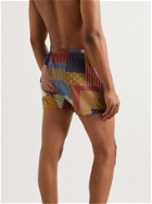 Anonymous ism - Slim-Fit Printed Cotton and Linen-Blend Boxer Shorts - Multi