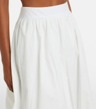 Bananhot Alba cotton poplin midi skirt