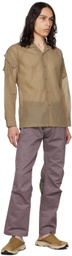 Olly Shinder Purple Zip Trousers