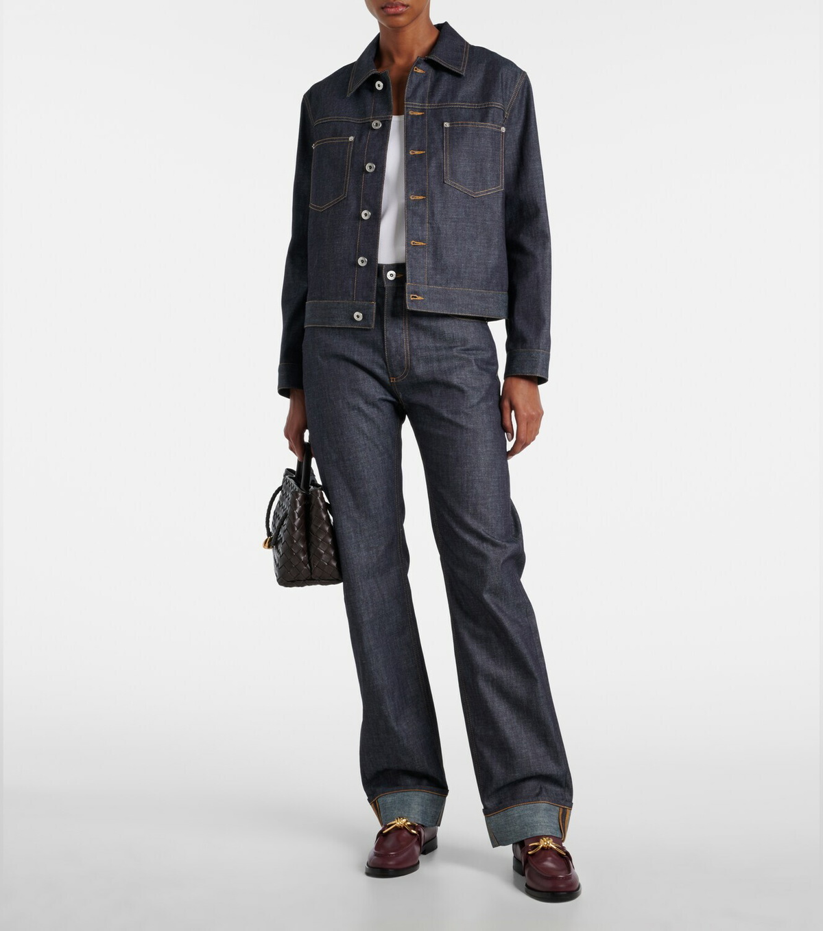 Bottega Veneta East-West Andiamo leather tote bag