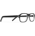 Kingsman - Cutler and Gross Rectangle-Frame Acetate Optical Glasses - Black