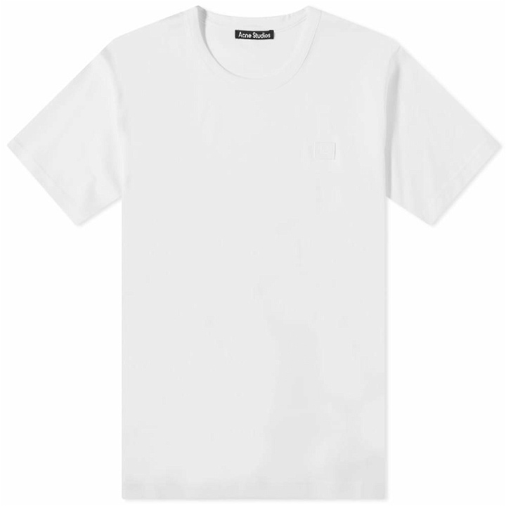 Photo: Acne Studios Nash Face T-Shirt in Optic White