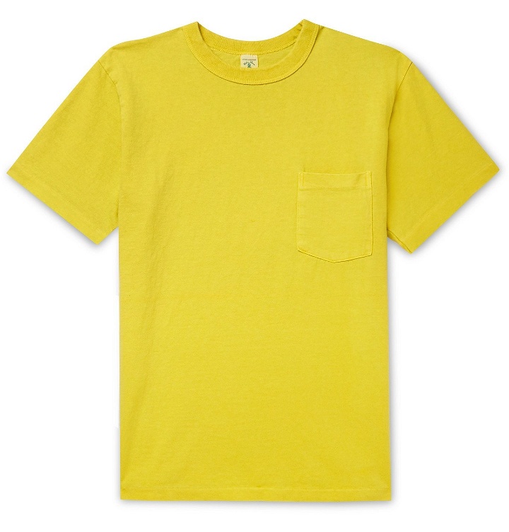 Photo: Velva Sheen - Cotton-Jersey T-Shirt - Yellow