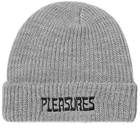 PLEASURES Night Logo Beanie