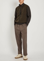 Raith Paco Hybrid Panelled Knit Jacket Dark Green