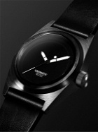 UNIMATIC - Modello Due Limited Edition Automatic 38mm Stainless Steel and Leather Watch, Ref. No. U2S-MN